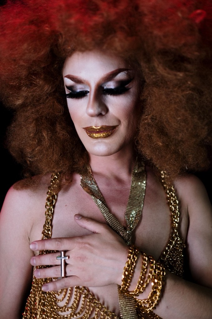 Dame Focaccia, bingo drag dame on Call Lane, Leeds